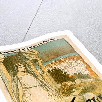 Poster for l'opéra Hellé, représenté au Théâtre national de l'Opéra by Théophile Alexandre Steinlen