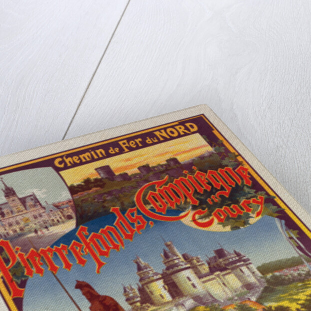 Poster for la Cie du Nord: Pierrefonds by Gustave Fraipont