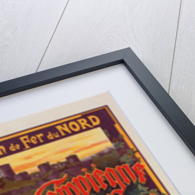 Poster for la Cie du Nord: Pierrefonds by Gustave Fraipont