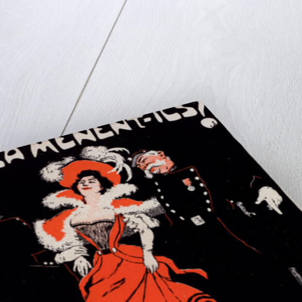 Poster for le Café Riche, Où la mènent-ils? Au Violon by Jules-Alexandre Grün