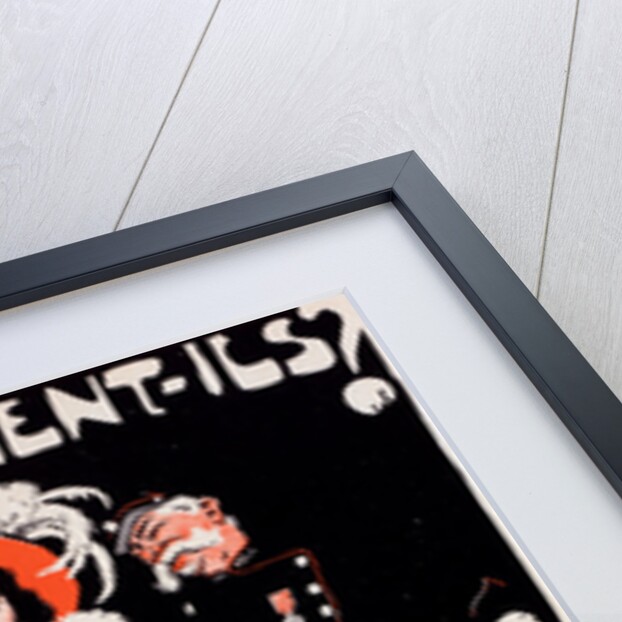 Poster for le Café Riche, Où la mènent-ils? Au Violon by Jules-Alexandre Grün