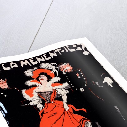 Poster for le Café Riche, Où la mènent-ils? Au Violon by Jules-Alexandre Grün