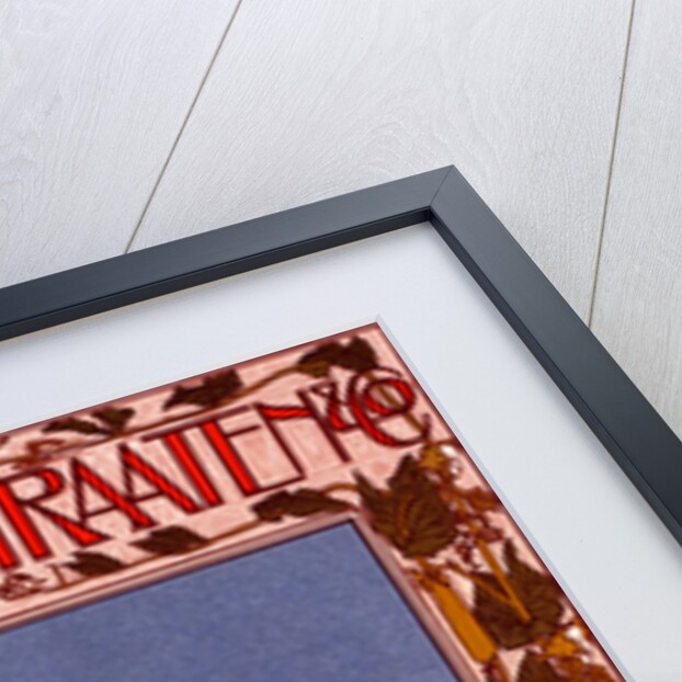 Dutch poster for Maison Whoogenstraaten et Co (Denrées alimentaires) by Johann Georg van Caspel