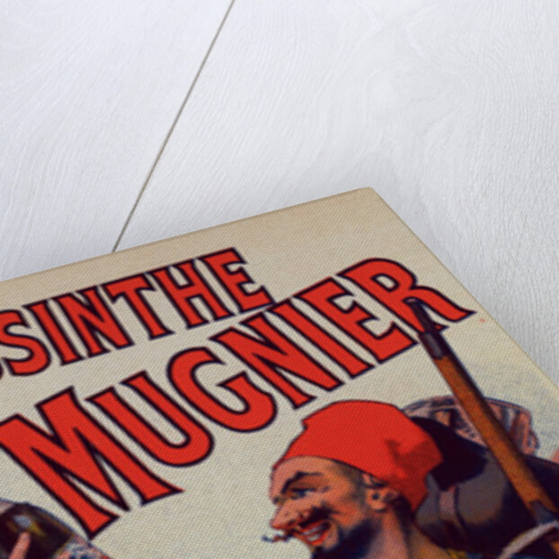 Poster for l' Absinthe Mugnier by Lucien Lefevre