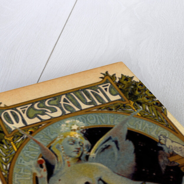 Poster for la représentation de l'opéra Messaline au Casino de Monte-Carlo by V. Lorant-Heilbronn