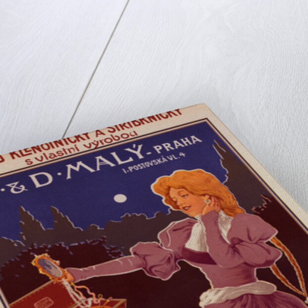 Poster for a Maison de Bijouterie, a jeweler by Roger Marx