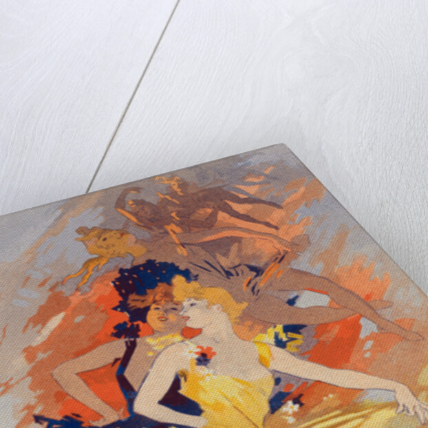 Poster La Danse, the dance by Jules Chéret