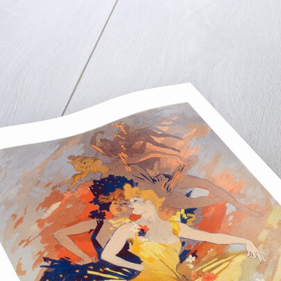 Poster La Danse, the dance by Jules Chéret