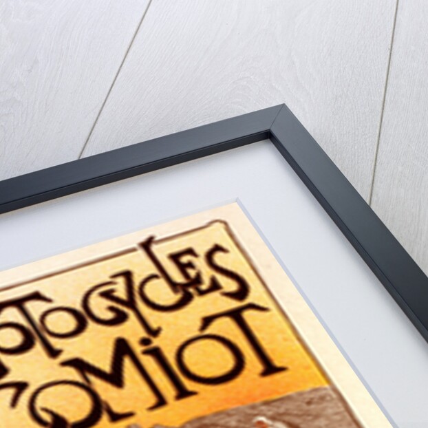 Poster for Motocycles Comiot by Théophile Alexandre Steinlen