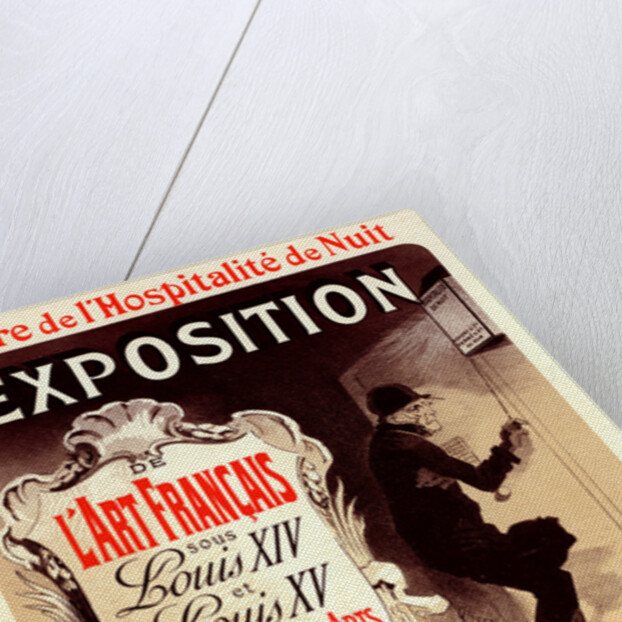 Poster for 'l'oeuvre de l'Hospitalité de Nuit' by Jules Chéret