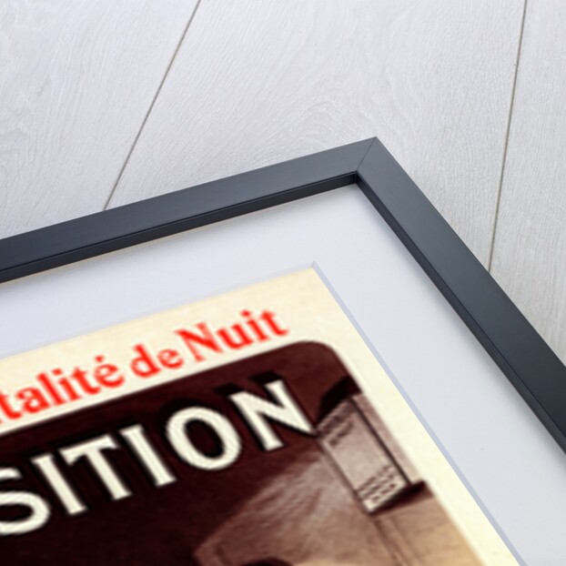 Poster for 'l'oeuvre de l'Hospitalité de Nuit' by Jules Chéret