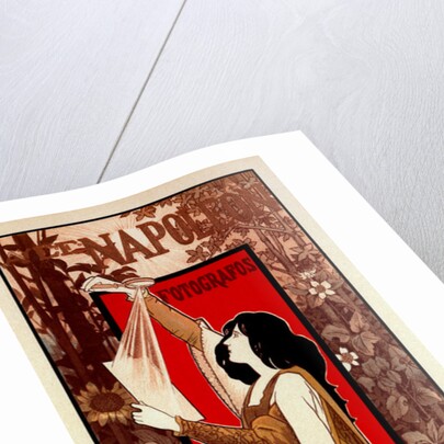 Spanish poster for Maison A. et E. Napoléon by Alexandre de Riquer