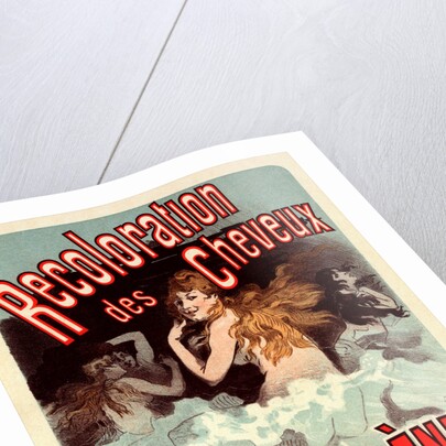 Poster for l' Eau de Sirènes by Jules Chéret