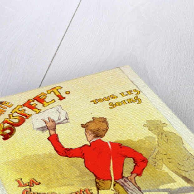 Poster for le Théâtre de la Renaissance, Eugénie Buffet, la chanteuse populaire by Léopold Stevens