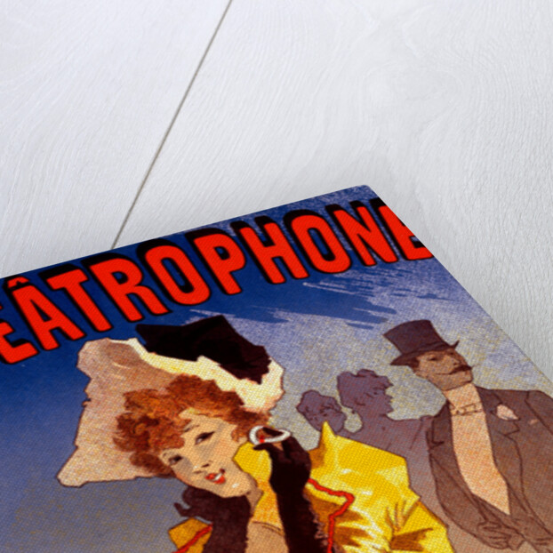 Poster for Théâtrophone by Jules Chéret