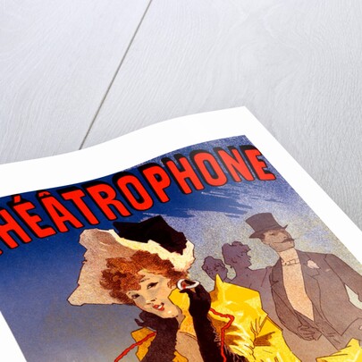 Poster for Théâtrophone by Jules Chéret