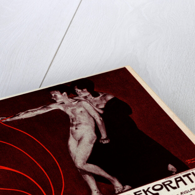 German poster for la revue illustrée mensuelle Deutsche-Kunst und Dekoration by Josef Rudolf Witzel