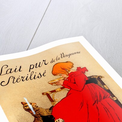 Poster for Lait pur stérilisé de la Vingeanne by Théophile Alexandre Steinlen
