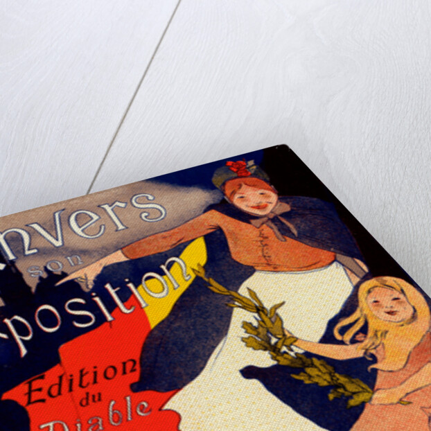 Belgian poster for Anvers et son Exposition by Henri Evenepoel