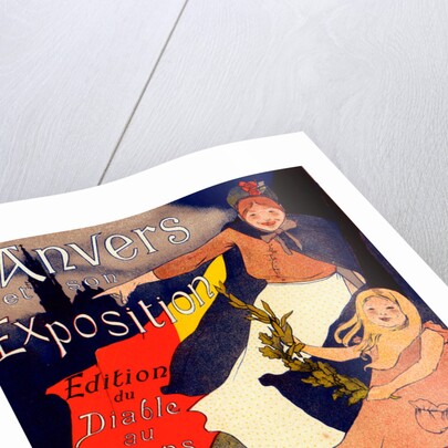 Belgian poster for Anvers et son Exposition by Henri Evenepoel