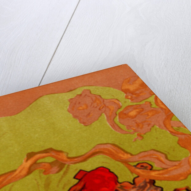 Italian poster for l'opéra-comique Iris by Adolf Hohenstein