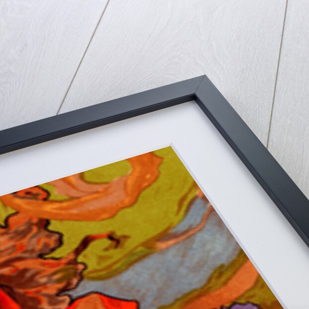 Italian poster for l'opéra-comique Iris by Adolf Hohenstein