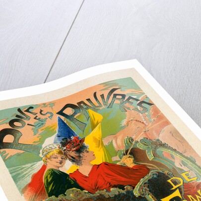 Poster for les grandes fêtes des Tuileries, Pour les pauvres de France et de Russie by Gaston Noury