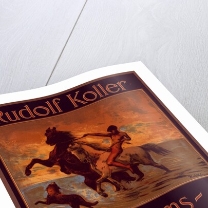 Poster for Jubiläums Ausstellung. Exposition d'un jubilé artistique à Zurich by Rudolf Koller