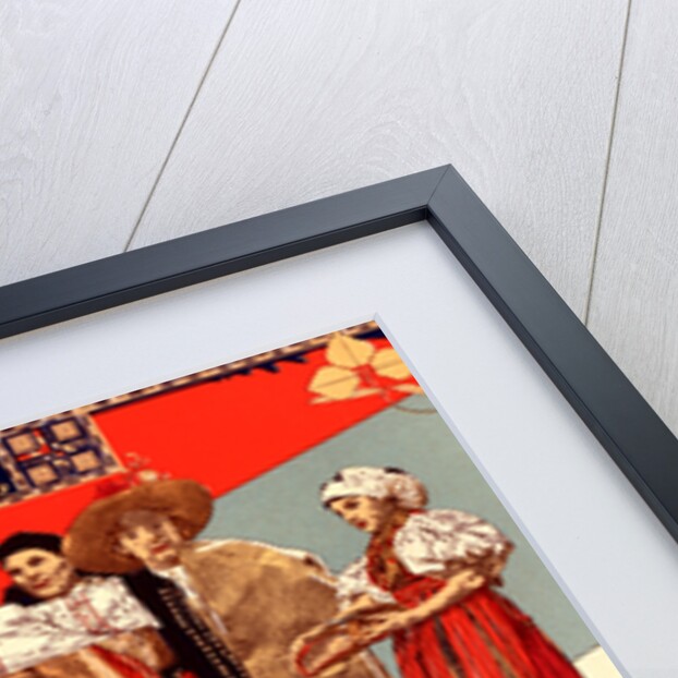 Poster for l' Exposition ethnographique tchèco-slave de Prague by Vojtech Hynais