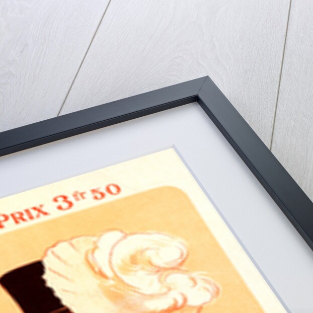 Poster for la Gomme. novel by by Felicien Champsaur 1858–1934 by Jules Chéret