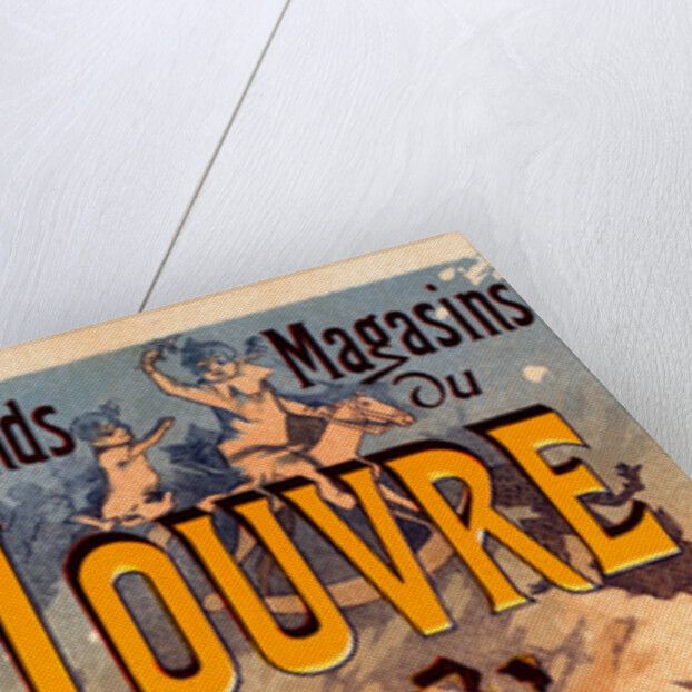 Poster for Magasins du Louvre by Jules Chéret