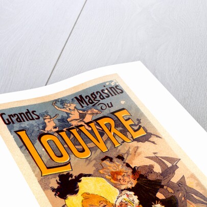 Poster for Magasins du Louvre by Jules Chéret