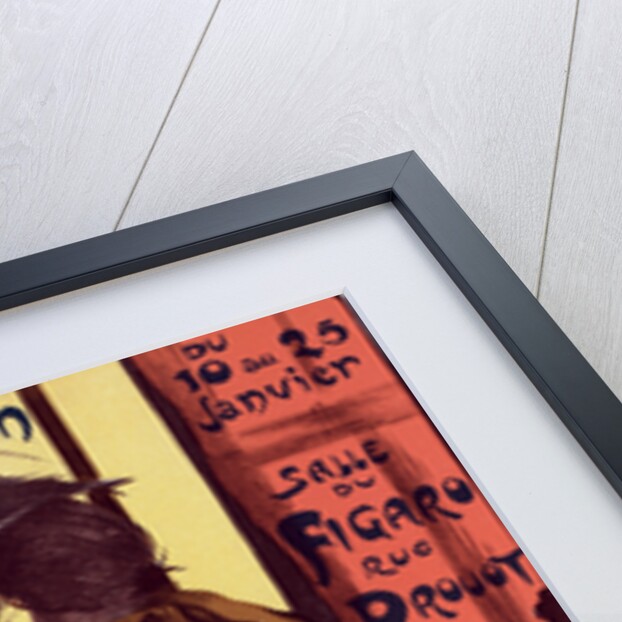 Poster for la 2e Exposition des Peintres-Lithographes. Second exhibition of Lithography Painters, Salle du Figaro, rue Drouot Paris, 1899 by Fernand-Louis Gottlob