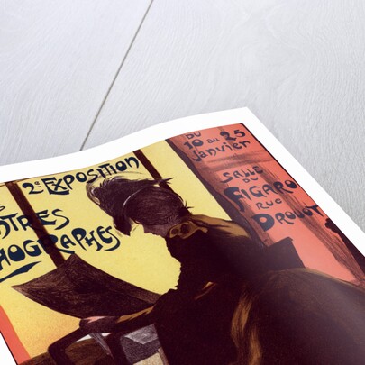 Poster for la 2e Exposition des Peintres-Lithographes. Second exhibition of Lithography Painters, Salle du Figaro, rue Drouot Paris, 1899 by Fernand-Louis Gottlob