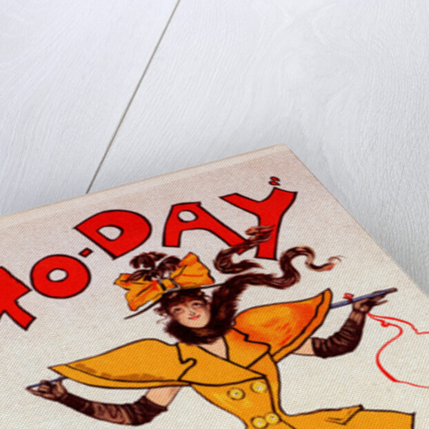 English Poster for le journal To Day by Dudley Hardy