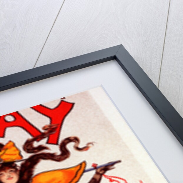 English Poster for le journal To Day by Dudley Hardy