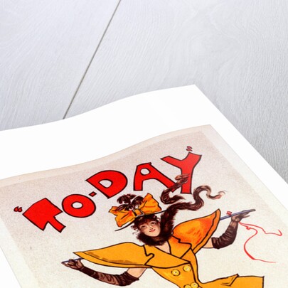 English Poster for le journal To Day by Dudley Hardy