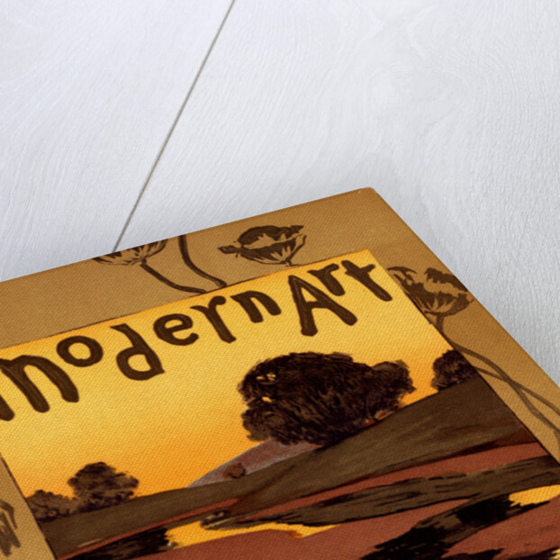 Poster for lModern Art, published in Boston by Arthur W. Dow