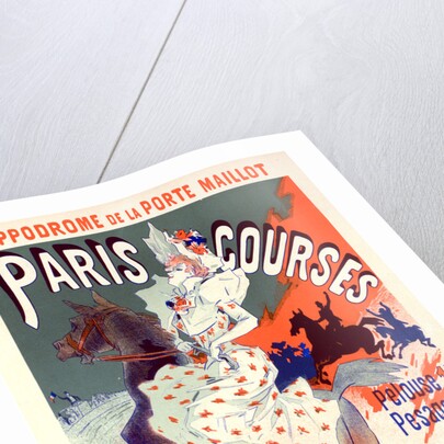 Poster for l'Hippodrome de la Porte-Maillot, Paris-Courses by Jules Chéret