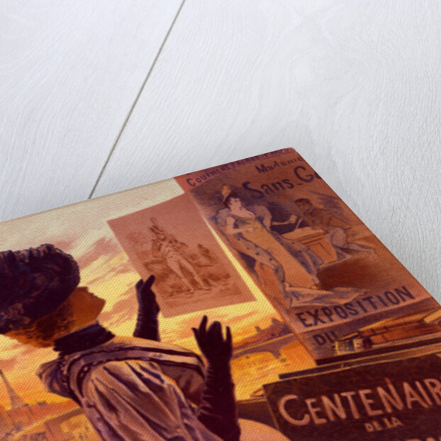 Poster for l'Exposition du Centenaire de la Lithographie. D'Alesi by F. Hugo