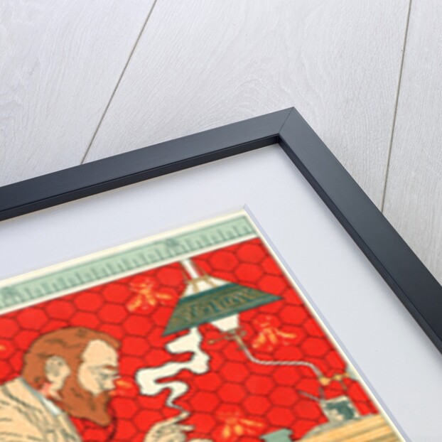 Belgian Poster for M. Paul Hankar, architecte by Adolphe Crespin