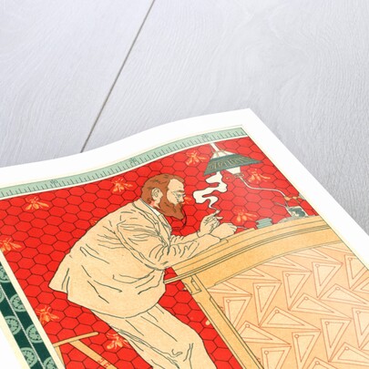 Belgian Poster for M. Paul Hankar, architecte by Adolphe Crespin