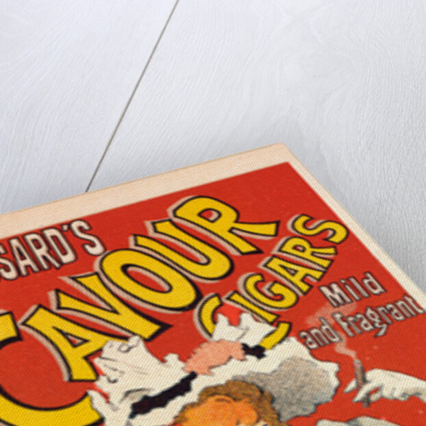 Poster for a cigar factory, Frossard's Cavour Cigars by Georges Meunier