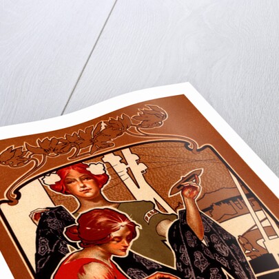 Italian poster for le Centenaire de la Découverte de la Pile Voltaïque by Adolf Hohenstein