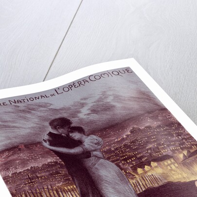 Poster for l'Opéra-Comique Louise by Georges Rochegrosse