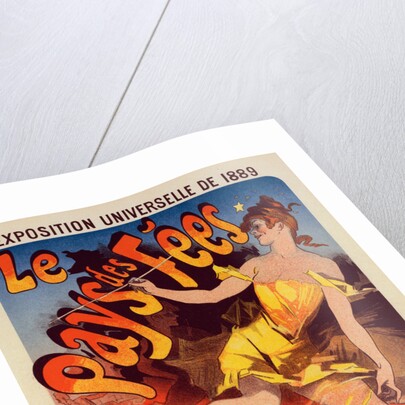 Poster for the world exhibition of 1889 by Jules Chéret