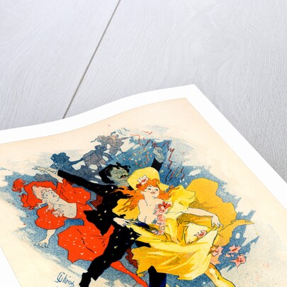 Poster for Redoute des Étudiants by Jules Chéret