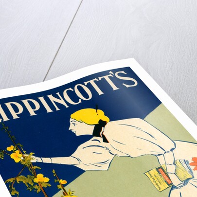 American poster for la revue Lippincott's Magazine by William L. Carqueville