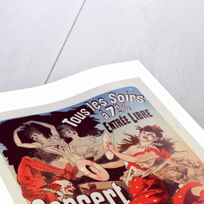 Poster for Concert des Ambassadeurs by Jules Chéret