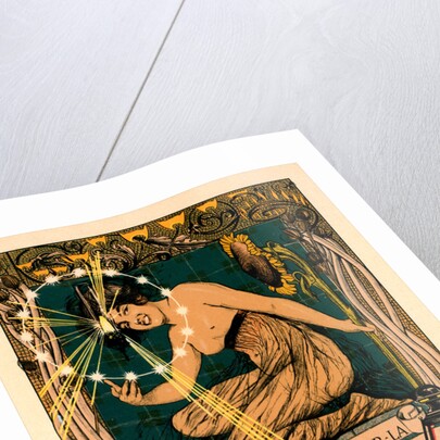 Italian poster for l' Incandescence par le Gaz, Système Auer by Giovanni Maria Mataloni